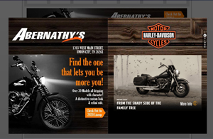 Harley-Davidson Billboard Interactive HTML5, Pageflip