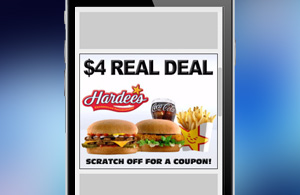 Hardees Scratch Off Static