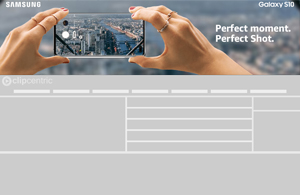 Samsung Super Billboard Data Driven, HTML5, Responsive