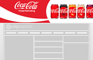 Coca-Cola Super Billboard HTML5, Video