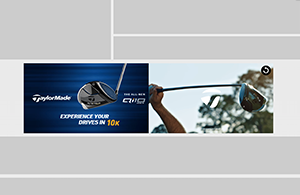 TaylorMade In-Banner Data Driven, Responsive, Video