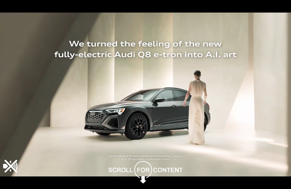 Audi Video Wall Dynamic Scroll, Video