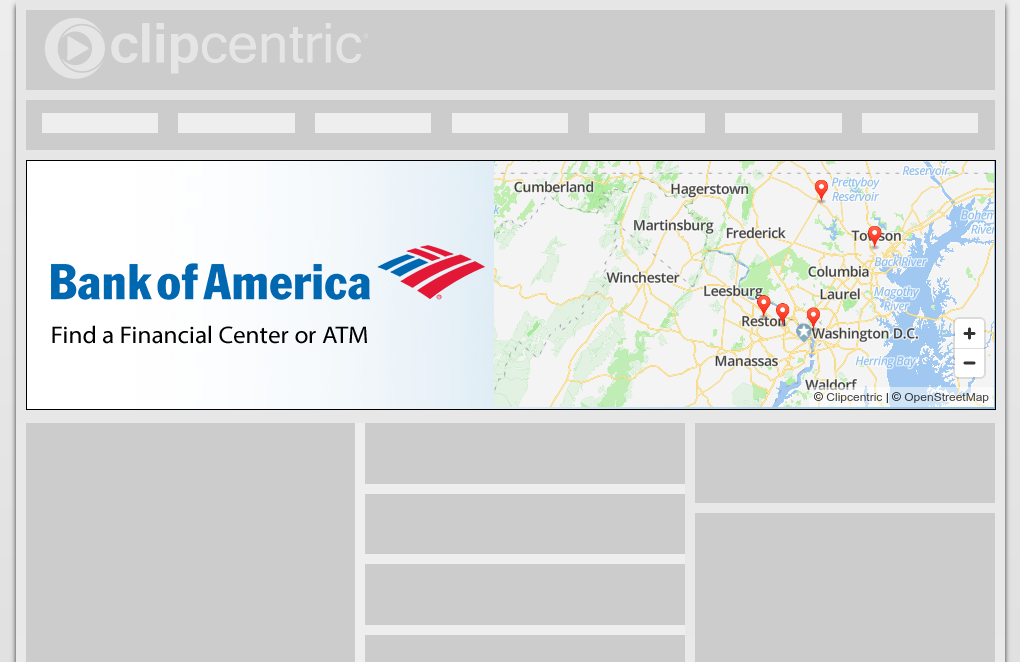 Bank of America Billboard Animation, Map