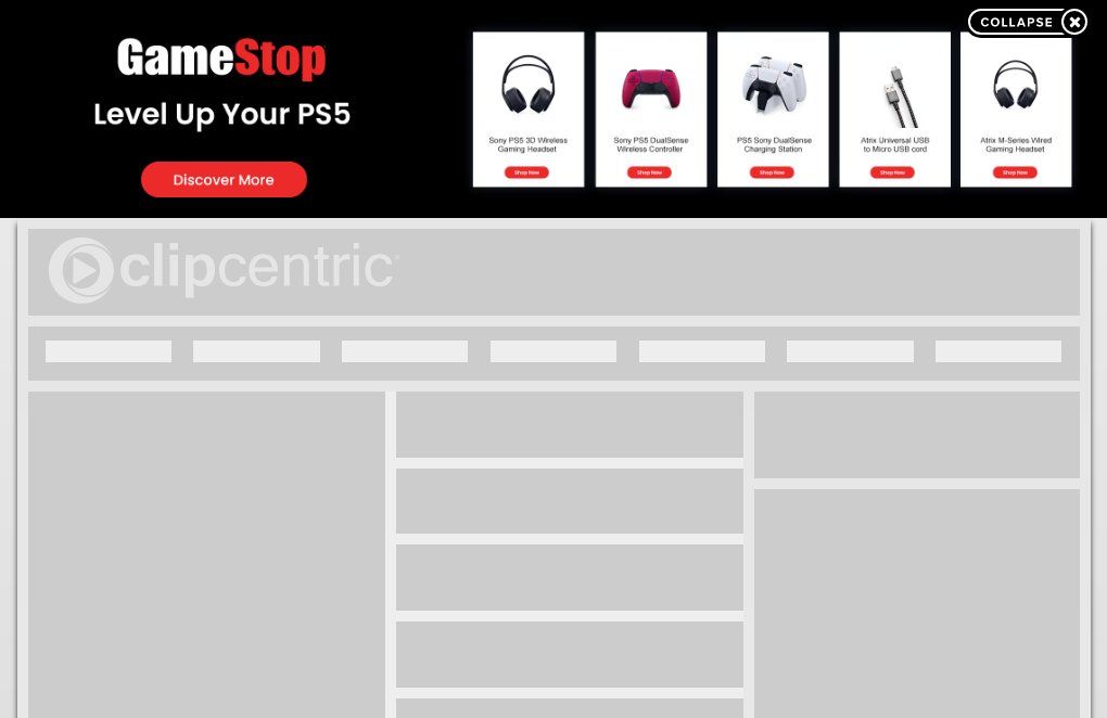 GameStop Super Billboard Carousel, Custom Buttons, Responsive