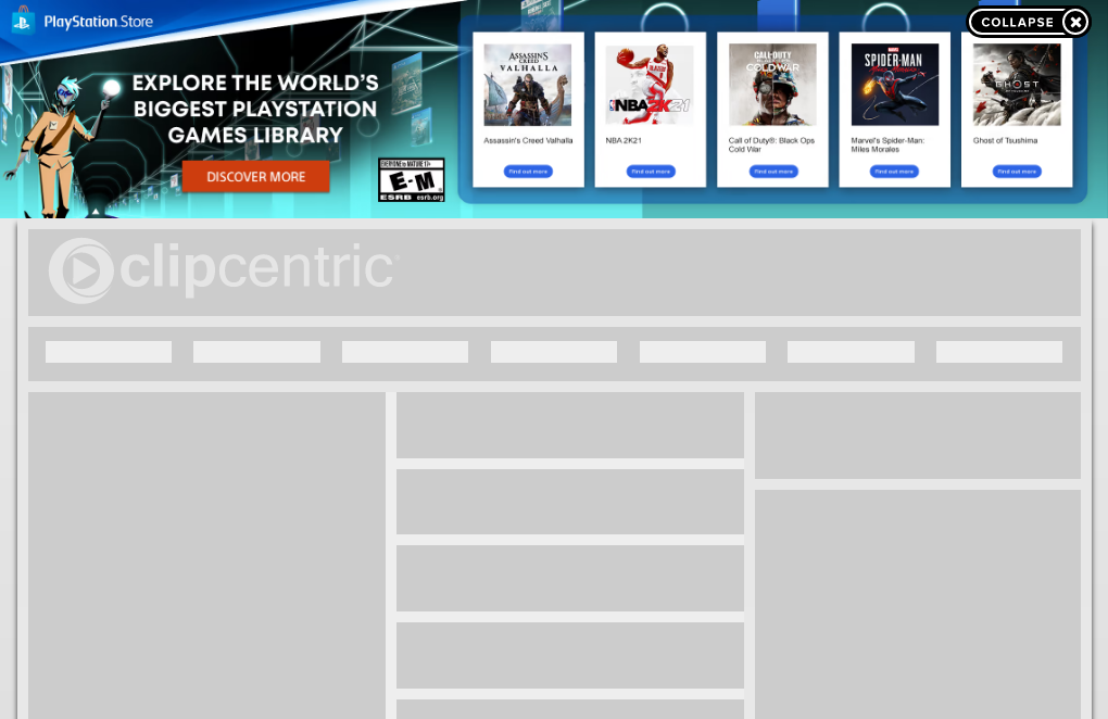 PlayStation Super Billboard Carousel, Responsive