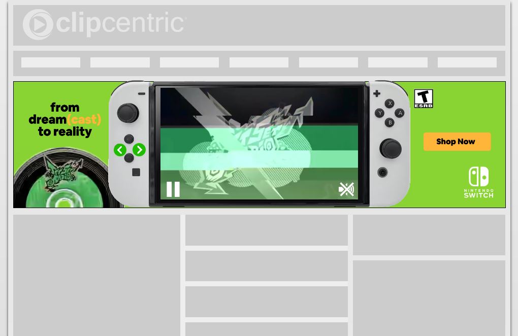 Nintendo Carousel Animation, Carousel, Custom Buttons, Video