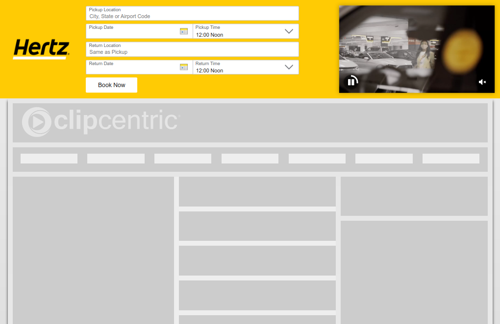 Hertz Super Billboard Data Capture, Responsive, Video