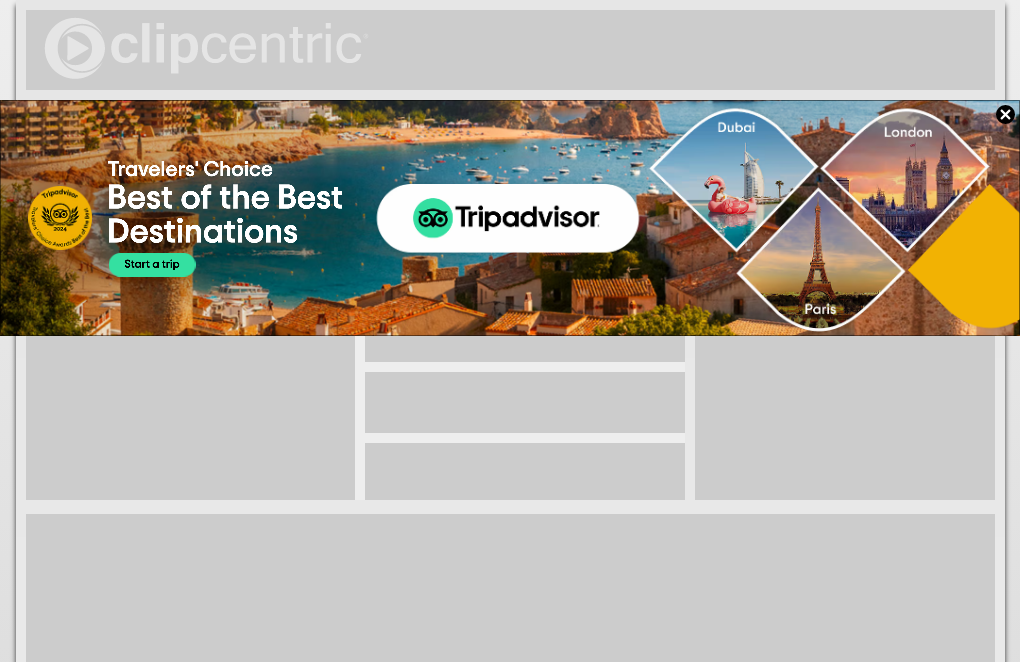 TripAdvisor Headliner Animation, Data Driven, Responsive